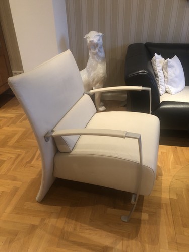 Cor ledersessel beige weiß - ledersessel,